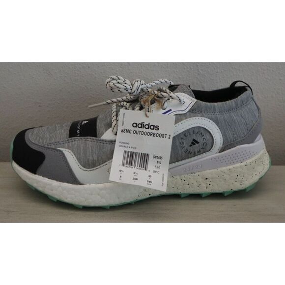 adidas x Stella McCartney Women Sz 8 Gray Heather Outdoorboost 2.0 Sneakers - Picture 8 of 15